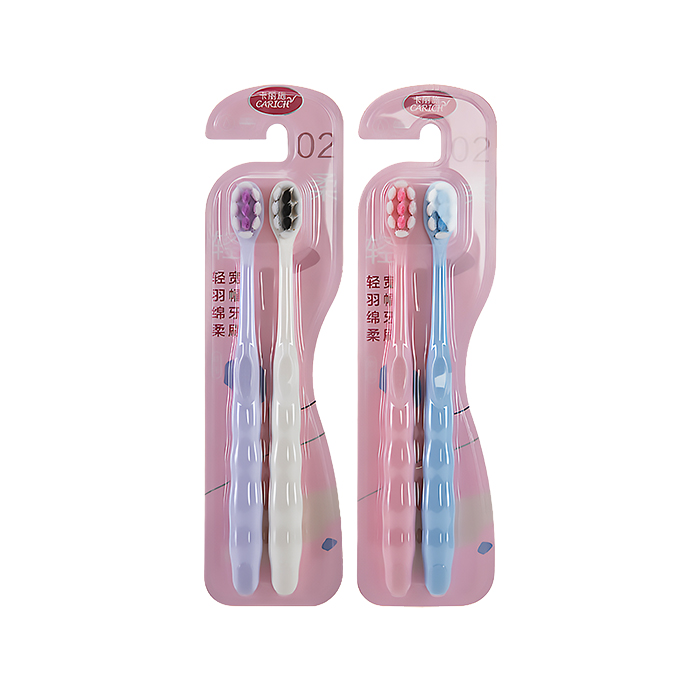 (Кол-во в коробке 72 шт) CARICH мягкая широкая зубная щетка