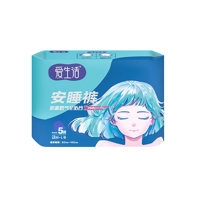 (Кол-во в коробке 36 шт) iLiFE Менструальные трусики "Спокойный сон" Размер: M-L, 5 шт