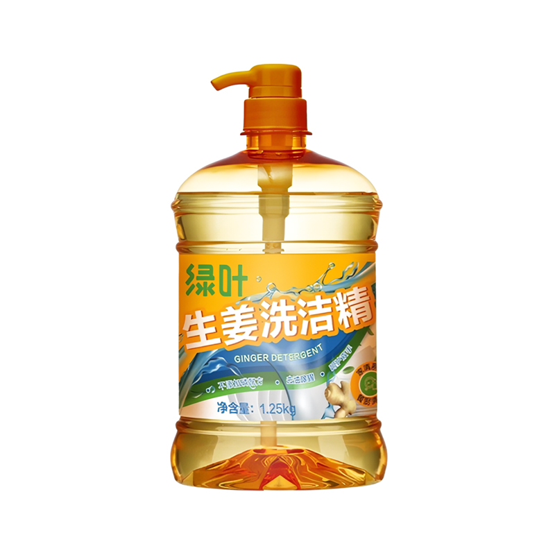 (Кол-во в коробке 12 шт) Greenleaf 1,25 кг жидкость для мытья посуды с имбирем