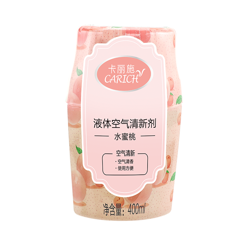 (Кол-во в коробке 12 шт)  CARICH Жидкий освежитель воздуха/персик