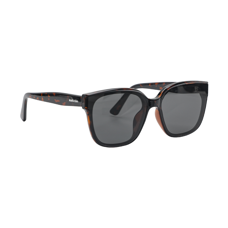 (Кол-во в коробке 40 шт)MARVISIA Солнцезащитные очки HD Nylon/23077/23049/Черепахово-серый