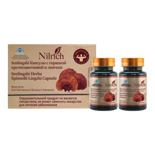 Эпимедиум марки Nilrich Fujioka и капсулы Ganoderma/22,4 г