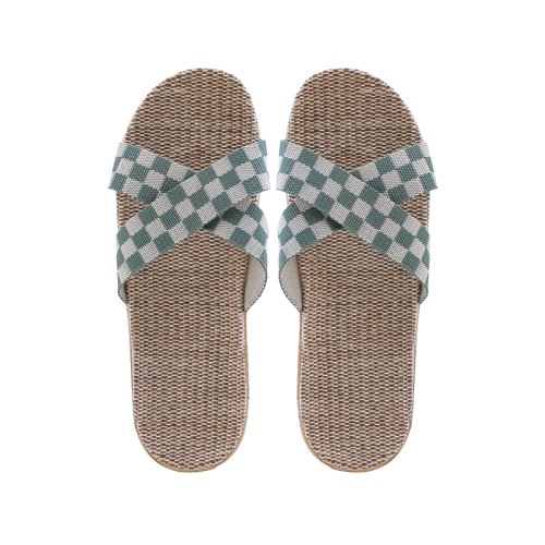 Kardli slippers（women) - Женские тапочки летние (37-38; *250мм*), (Подошва-Резина / Верх-Текстильные материал),