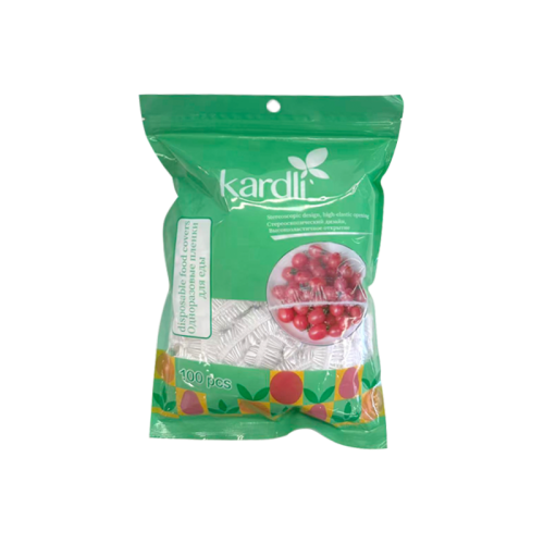 KARDLI Одноразовая целлофановая "шапочка" для сохранения свежести продуктов