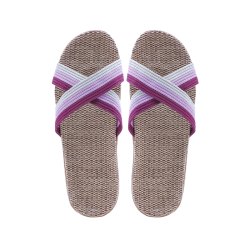 Kardli slippers（women) - Женские тапочки летние (37-38; *250мм*), (Подошва-Резина / Верх-Текстильные материал),