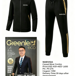 Marvisia спортивный костюм и Greenleaf журнал "Greenleaf Eco"