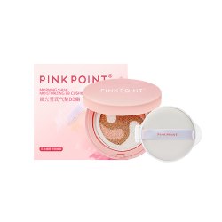 PINK POINT Увлажняющий BB крем-кушон с эффектом сияния 15 г + 15 г