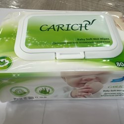 Carich детские очищающие салфетки 80шт.