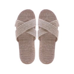Kardli slippers（women) - Женские тапочки летние (37-38; *250мм*), (Подошва-Резина / Верх-Текстильные материал)