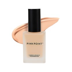 PINK POINT Стойкая мерцающая тональная основа 02 натуральный