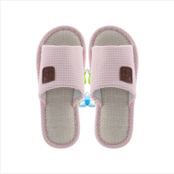 Kardli slippers（women) - Женские тапочки летние (37-38; *250мм*), (Подошва-Резина / Верх-Текстильные материал), (100 пар в коробке)
