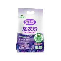 Многофункциональный стиральный порошок Love Life Fresh Flowers Purple, без фосфора, 500г