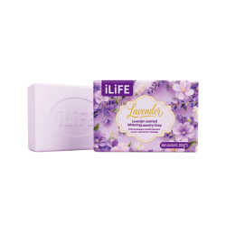 iLiFE Хозяйственное мыло с ароматом лаванды, отбеливающее, 200 г × 2 шт.