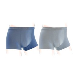 MAIWEIS МУЖСКИЕ ЛЕГКИЕ ИНТИМНЫЕ ШОРТЫ NAVY*GREY BLUE XL