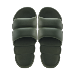 Carry 202507 Caterpillar Soft Q Мужские армейские зеленые тапочки 41-42