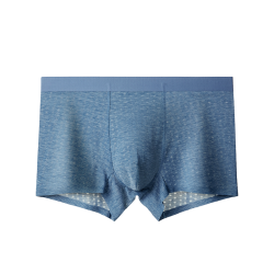 MAIWEIS Мужские бесшовные жаккардовые трусы джинсового синего цвета XXL