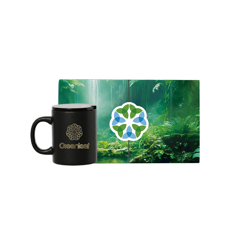 Керамическая кружка Greenleaf с изменением цвета при нагревании в подарочной коробке